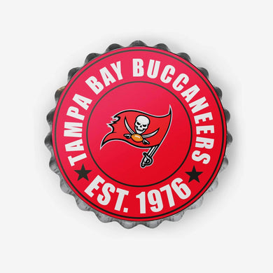 Tampa Bay Buccaneers Bottle Cap Wall Logo