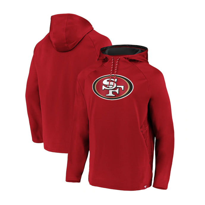 San Francisco 49ers NFL Fanatics Iconic Embossed Defender Logo Hoodie