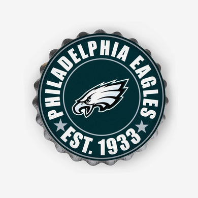 Logo mural de bouchon de bouteille NFL des Eagles de Philadelphie