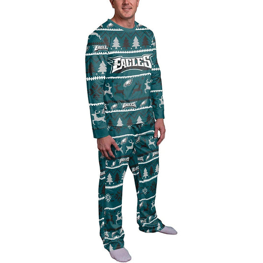 Ensemble de pyjama avec logo NFL des Eagles de Philadelphie