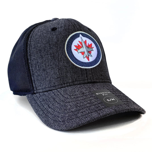 Winnipeg Jets NHL Heathered Poly Flex Tonal Cap
