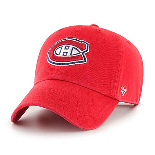Montreal Canadiens NHL Red Clean Up Cap
