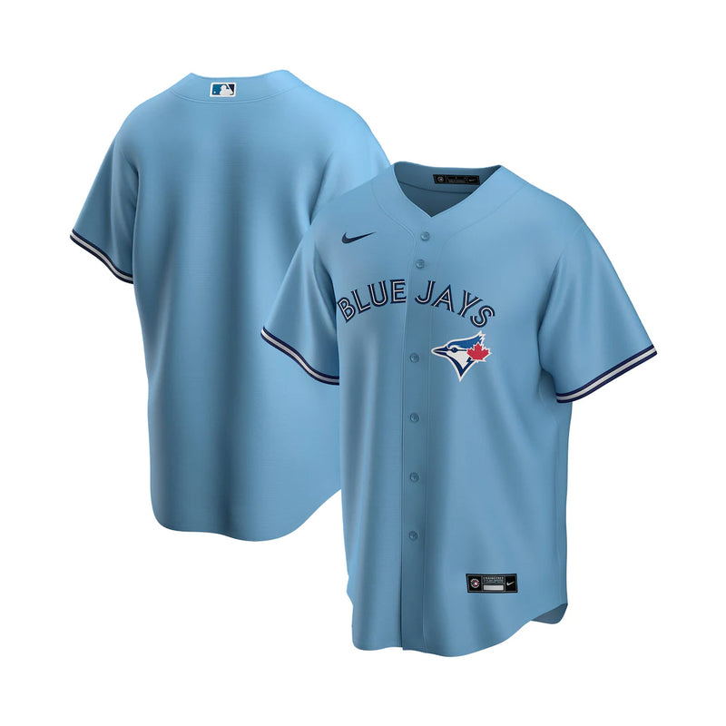 Load image into Gallery viewer, Youth Toronto Blue Jays Nike Powder Blue Alternate Jersey
