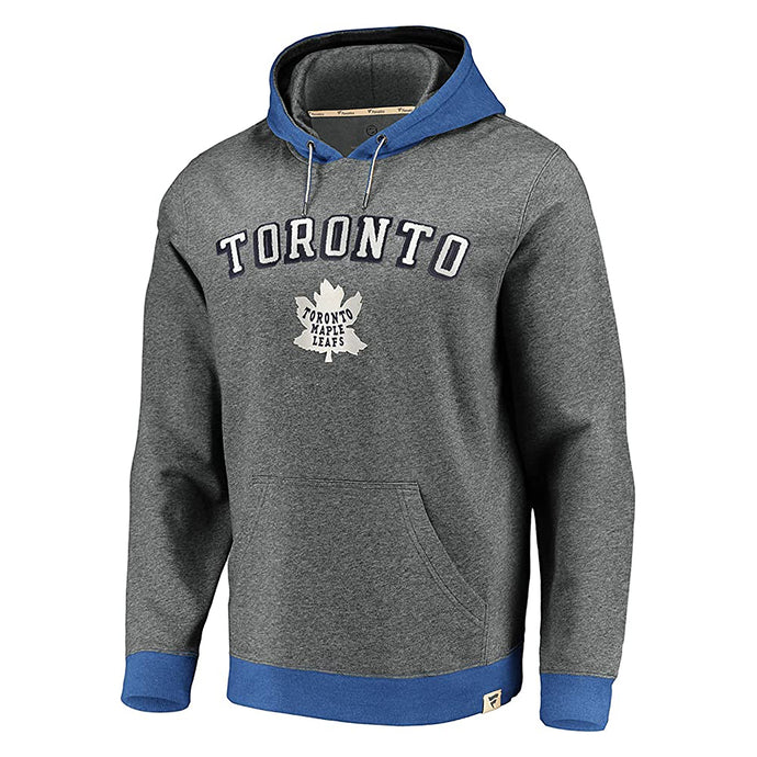 Sweat à capuche vintage universitaire des Maple Leafs de Toronto de la LNH