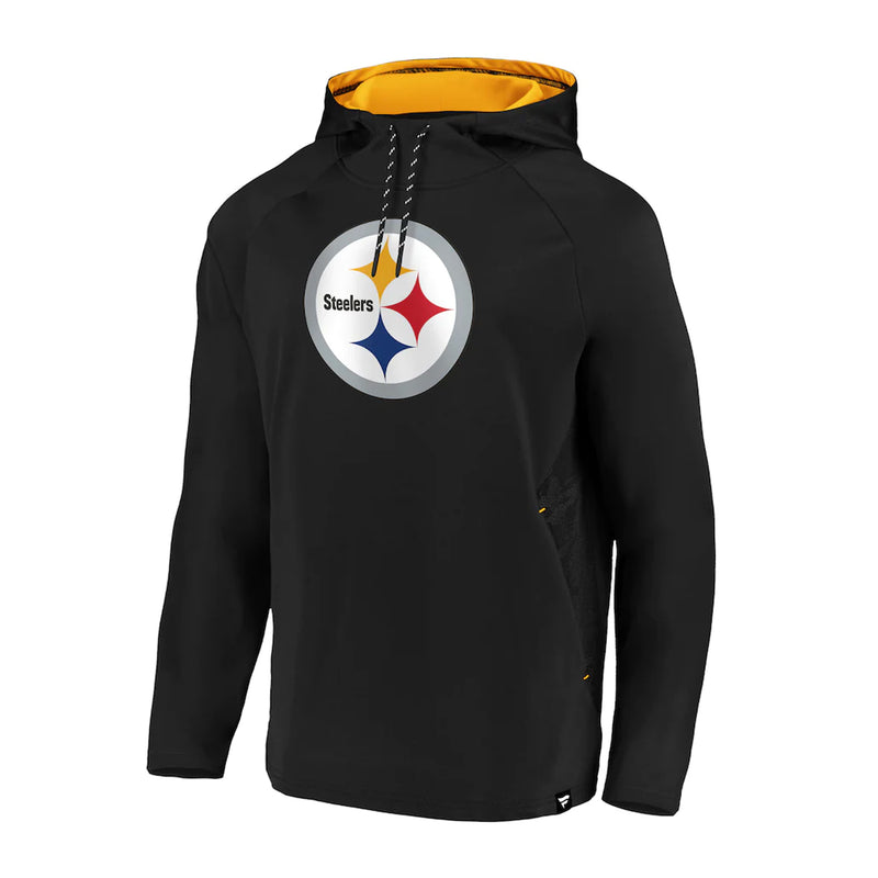 Chargez l&#39;image dans la visionneuse de la galerie, Sweat à capuche avec logo emblématique du défenseur en relief NFL Fanatics des Pittsburgh Steelers
