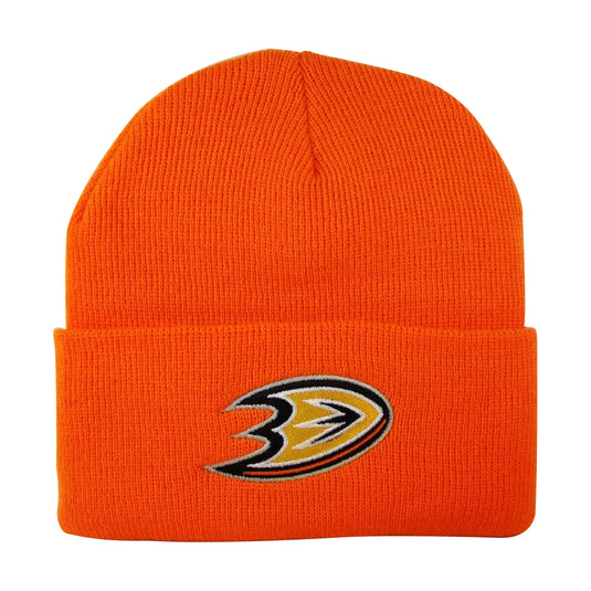 Bonnet en tricot à revers basique NHL des Ducks d'Anaheim