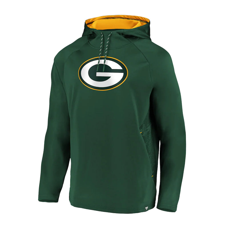 Load image into Gallery viewer, Green Bay Packers NFL Fanatics Iconic Embossed Defender Logo Hoodie
