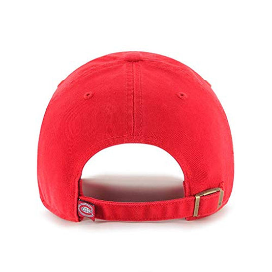 Montreal Canadiens NHL Red Clean Up Cap