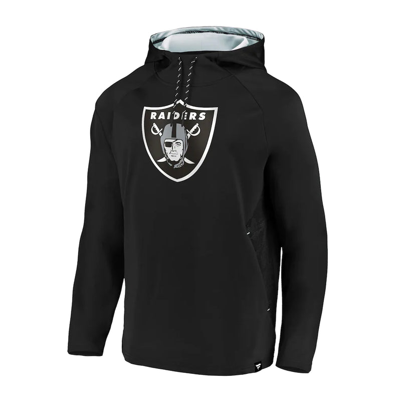 Load image into Gallery viewer, Las Vegas Raiders NFL Fanatics Iconic Embossed Defender Logo Hoodie
