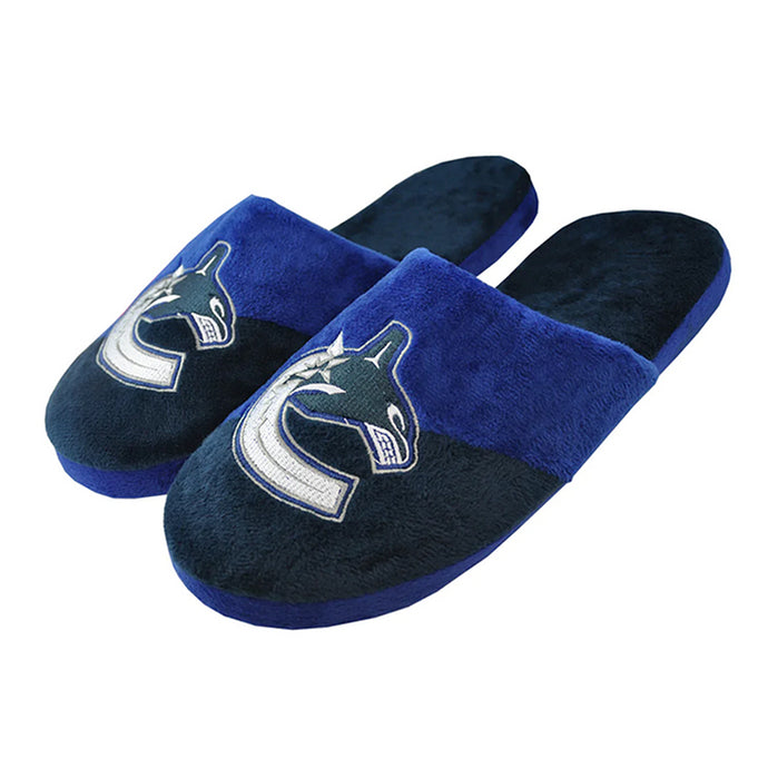 Vancouver Canucks NHL Big Logo Slippers