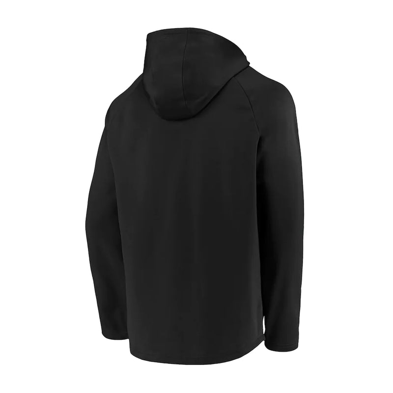 Load image into Gallery viewer, Las Vegas Raiders NFL Fanatics Iconic Embossed Defender Logo Hoodie
