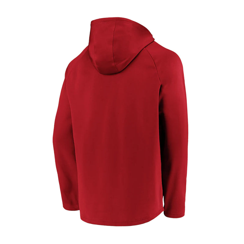 Load image into Gallery viewer, San Francisco 49ers NFL Fanatics Iconic Embossed Defender Logo Hoodie
