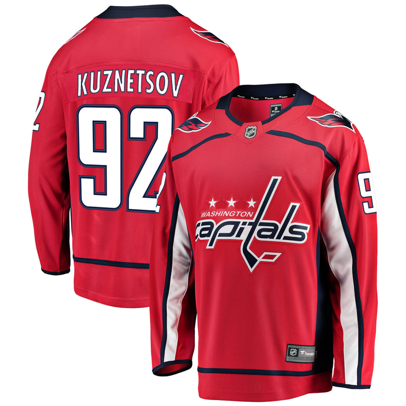 Load image into Gallery viewer, Evgeny Kuznetsov Washington Capitals NHL Fanatics Breakaway Home Jersey
