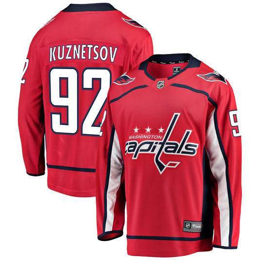 Evgeny Kuznetsov Washington Capitals NHL Fanatics Breakaway Home Jersey