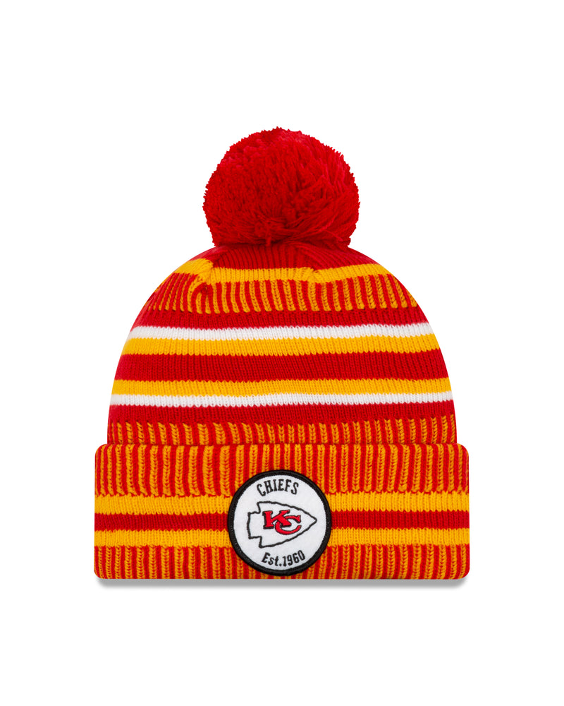 Load image into Gallery viewer, Kansas City Chiefs NFL New Era Sideline Home Official Cuffed Knit Toque

