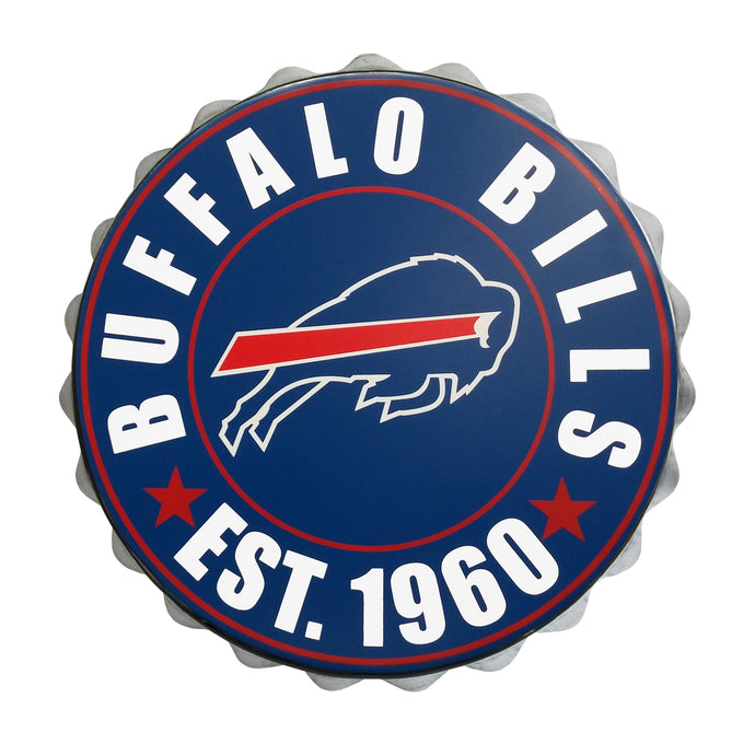 Buffalo Bills NFL Bottle Cap Wall Logo