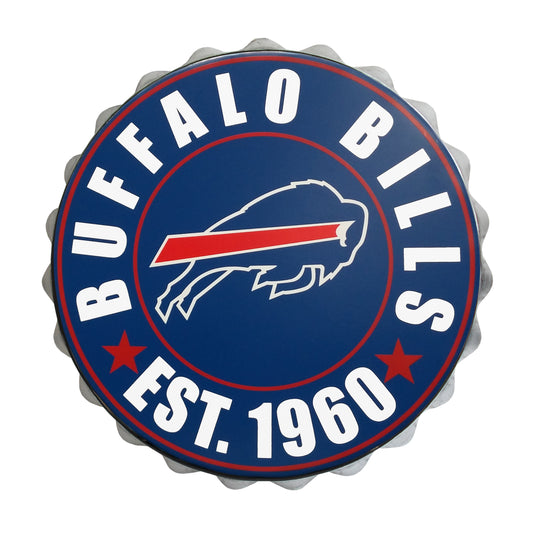 Buffalo Bills Bottle Cap Wall Logo