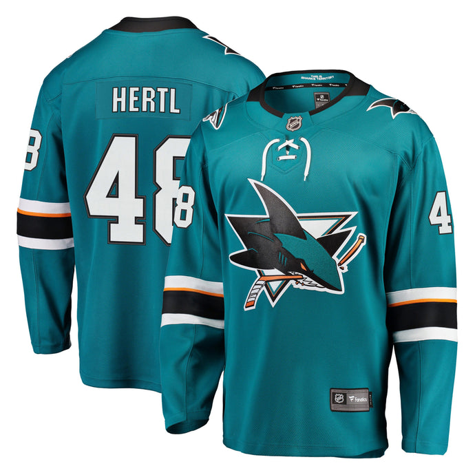 Tomas Hertl San Jose Sharks NHL Fanatics Breakaway Home Jersey