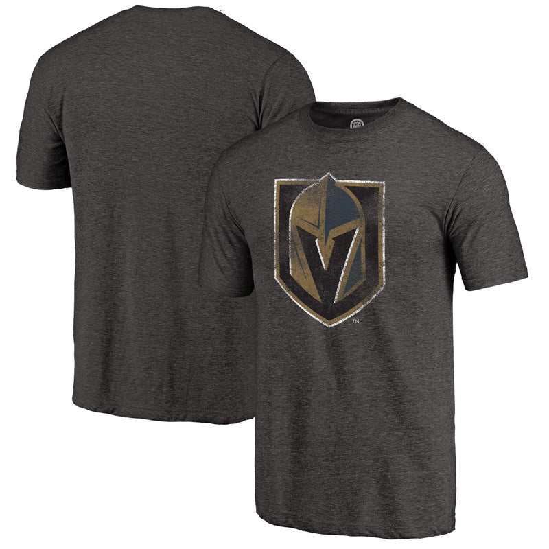 Load image into Gallery viewer, Vegas Golden Knights NHL Distressed Vintage Primary Tri-Blend Tee
