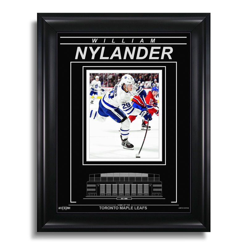 Load image into Gallery viewer, William Nylander Toronto Maple Leafs Engraved Framed Photo - Action Flex
