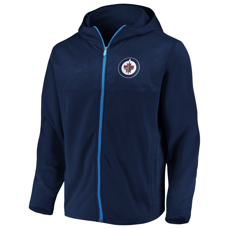 Load image into Gallery viewer, Winnipeg Jets NHL Defender Mission Primary Full Zip Hoodie
