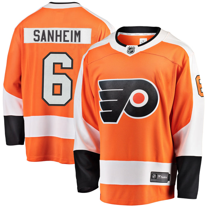 Travis Sanheim Philadelphia Flyers NHL Fanatics Breakaway Home Jersey