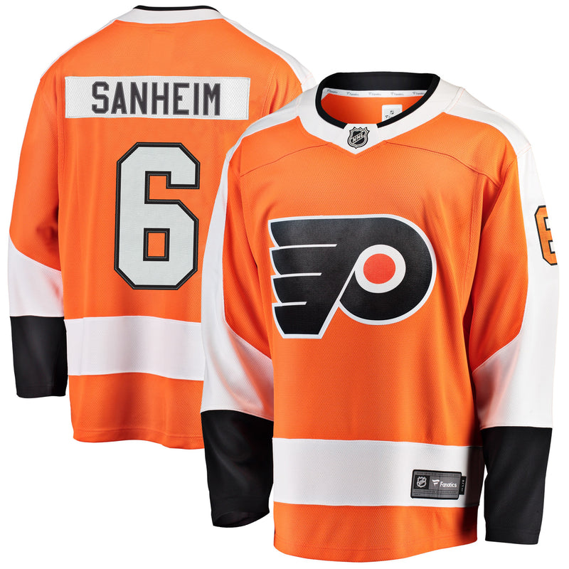 Chargez l&#39;image dans la visionneuse de la galerie, Travis Sanheim Flyers de Philadelphie NHL Fanatics Breakaway Maillot Domicile
