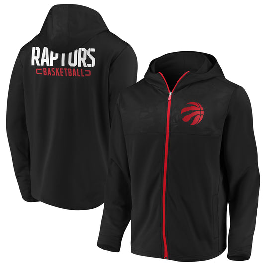 Sweat à capuche entièrement zippé NBA Defender Mission Primary des Raptors de Toronto