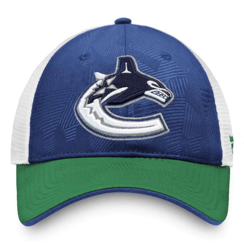 Load image into Gallery viewer, Vancouver Canucks NHL Revise Iconic Trucker Adjustable Cap
