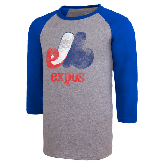 Montreal Expos MLB Distressed Imprint '47 Club Raglan