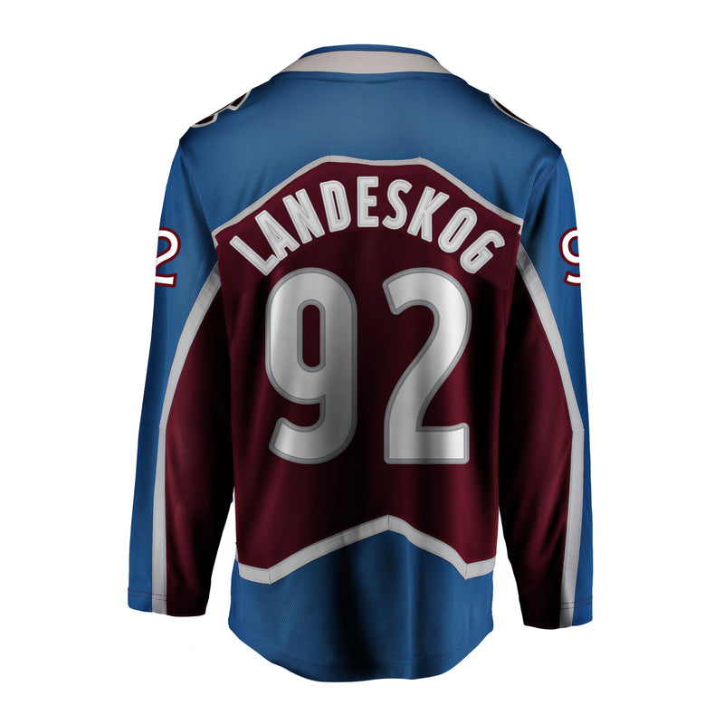 Chargez l&#39;image dans la visionneuse de la galerie, Gabriel Landeskog Colorado Avalanche LNH Fanatics Breakaway Maillot Domicile
