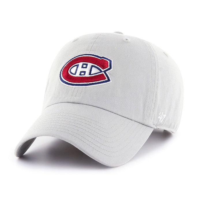 Montreal Canadiens NHL Clean Up Grey Cap