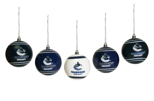 Ensemble de 5 balles incassables des Canucks de Vancouver