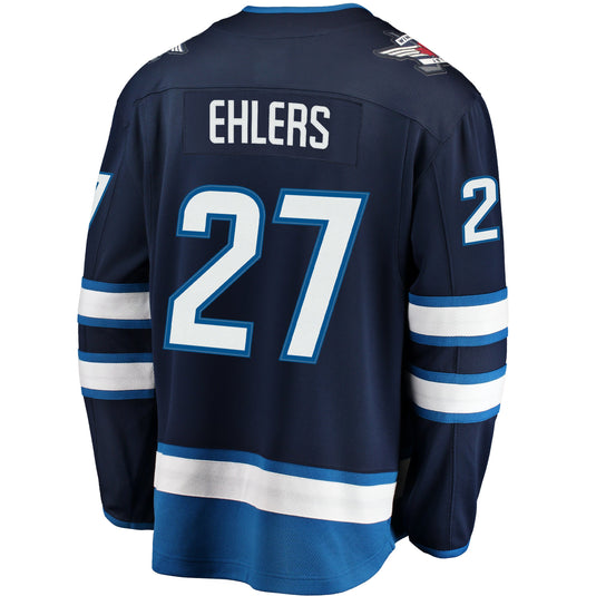 Maillot Domicile Breakaway des Fanatics de la LNH des Jets de Winnipeg de Nikolaj Ehlers