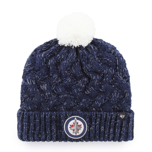 Tuque en tricot à revers Fiona des Jets de Winnipeg de la LNH pour femmes