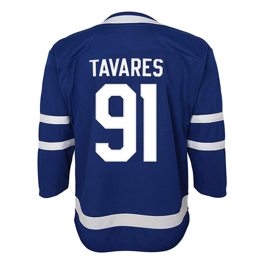 Maillot domicile Premier de la LNH des Maple Leafs de Toronto de John Tavares pour jeunes