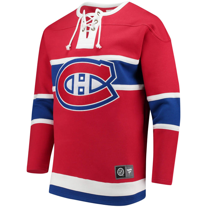 Chandail à lacets de la LNH des Canadiens de Montréal