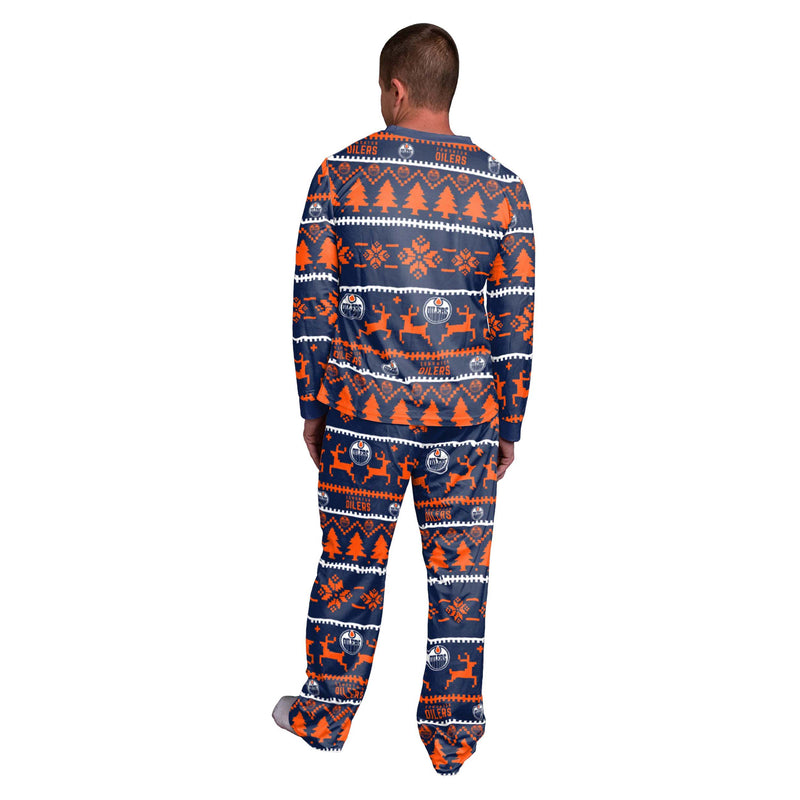 Load image into Gallery viewer, Edmonton Oilers NHL Wordmark Pajama Set
