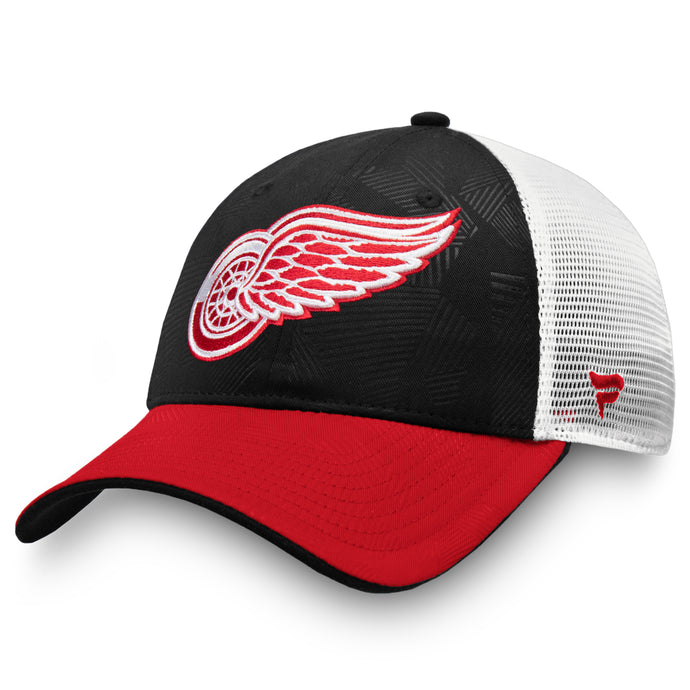 Casquette réglable de camionneur emblématique des Red Wings de Détroit de la LNH révisée