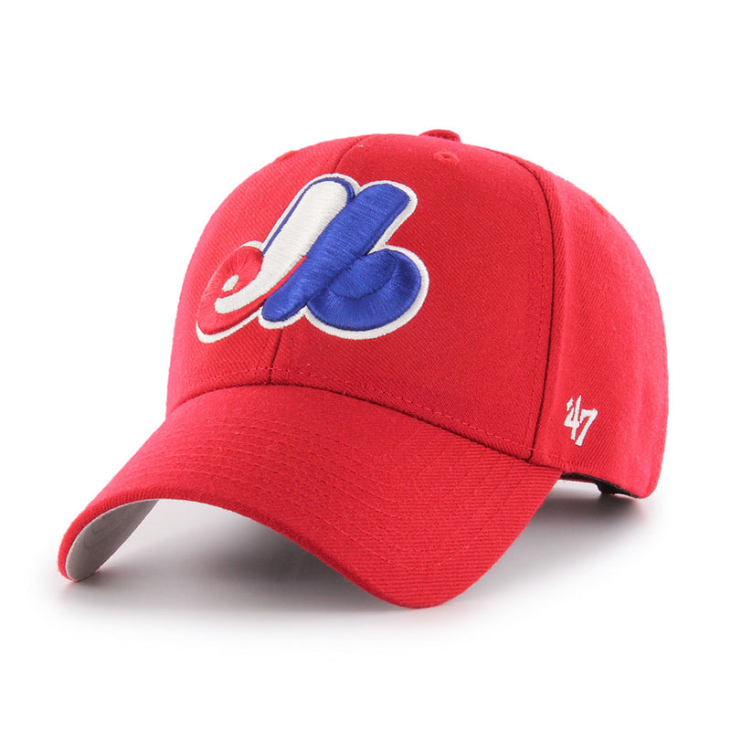 Chargez l&#39;image dans la visionneuse de la galerie, Casquette rouge suppléante MVP des Expos de Montréal MLB
