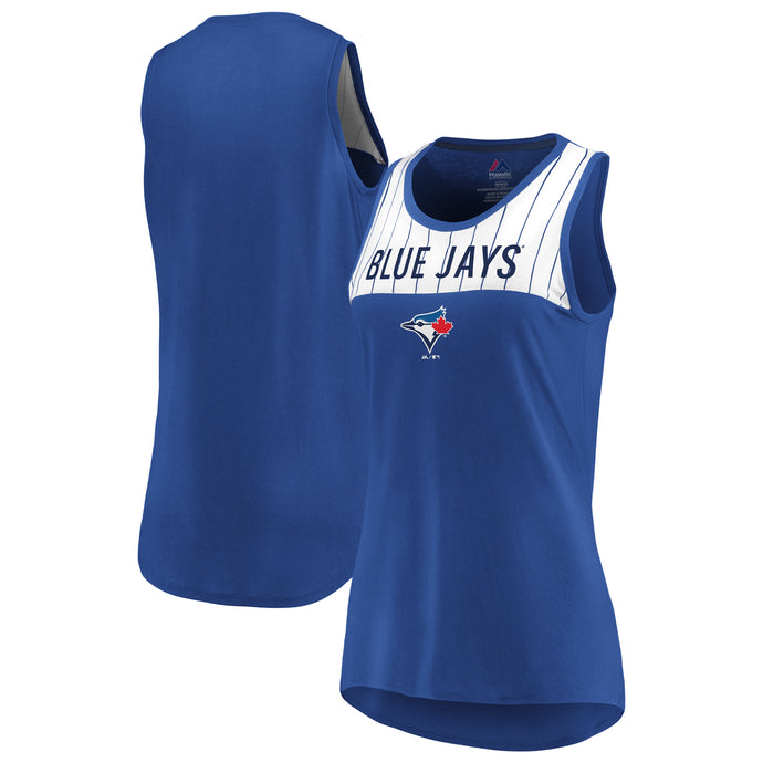 Débardeur MLB des Blue Jays de Toronto pour femmes rompant avec la tradition