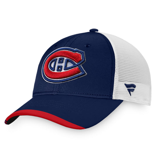 Montreal Canadiens Locker Room Adjustable Mesh Cap