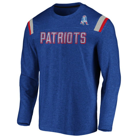 New England Patriots NFL Fanatics Vintage Slub Long Sleeve