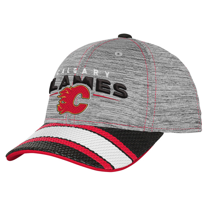 Casquette de joueur de deuxième saison des Flames de Calgary pour jeunes