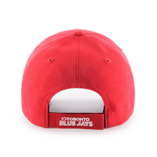 Casquette MVP rouge avec logo feuille MLB des Blue Jays de Toronto