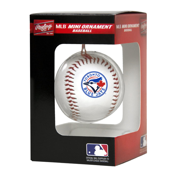 Toronto Blue Jays MLB Rawlings Mini Ornament Baseball