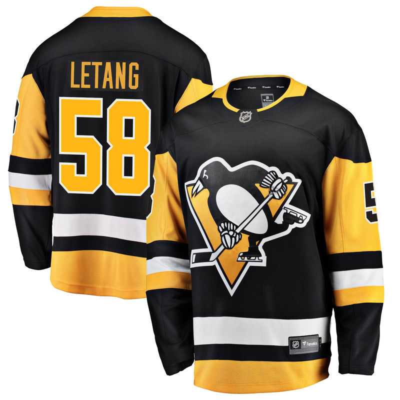 Chargez l&#39;image dans la visionneuse de la galerie, Kris Letang Pittsburgh Penguins NHL Fanatics Breakaway Maillot Domicile
