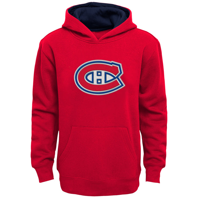 Youth Montreal Canadiens NHL Prime Pullover Fleece Hoodie