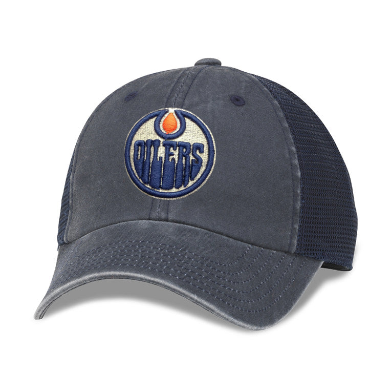 Load image into Gallery viewer, Edmonton Oilers NHL Raglan Bones Cap
