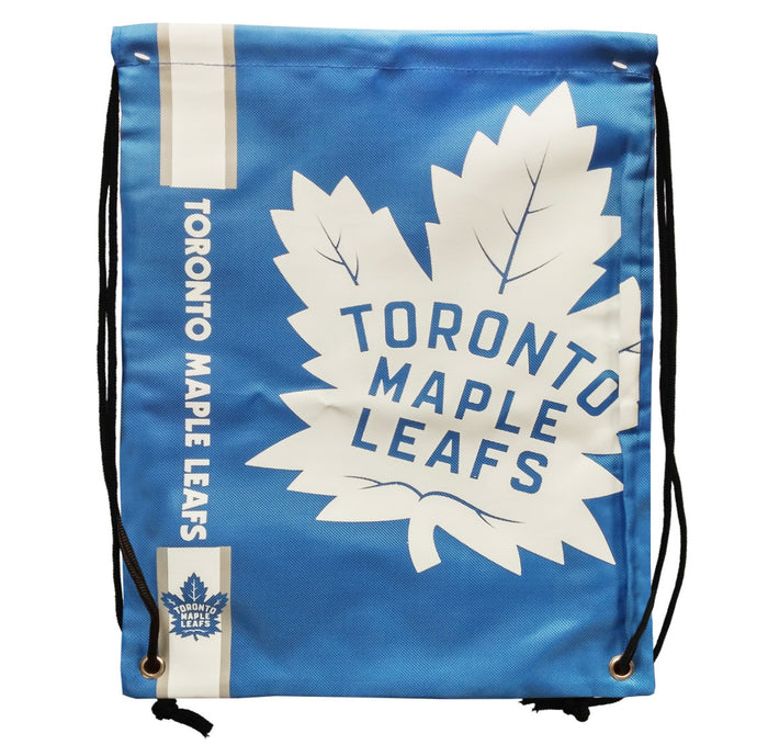 Sac à cordon avec grand logo des Maple Leafs de Toronto